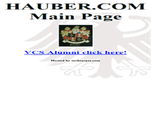 Tablet Screenshot of hauber.com